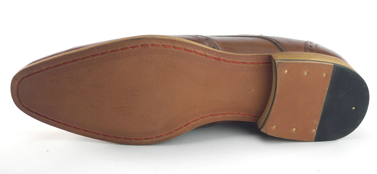 Frank James Clapham Men's Leather Brogue Lace Up Formal Shoes
