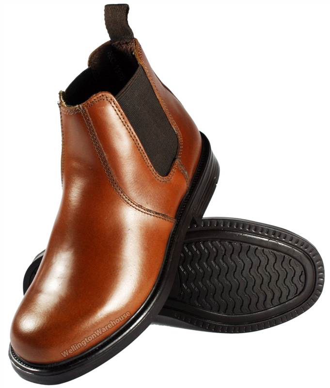 Oaktrak Kids' Walton Smooth Leather Chelsea Boots