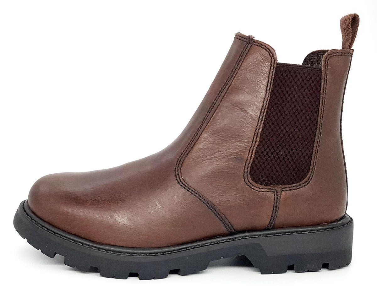 Oaktrak Kids' Rocksley Leather Chelsea Dealer Boots