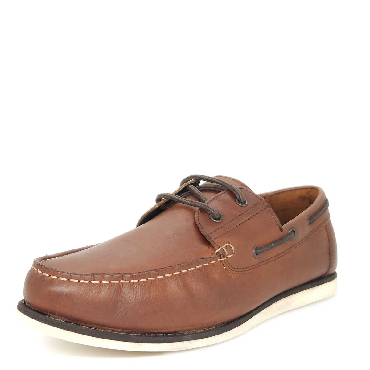 Red Tape Crick Helford Leather Mens Casual Boat Shoes