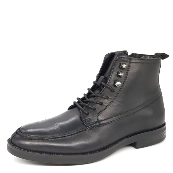 HX London Ealing Lace Up Leather Boots