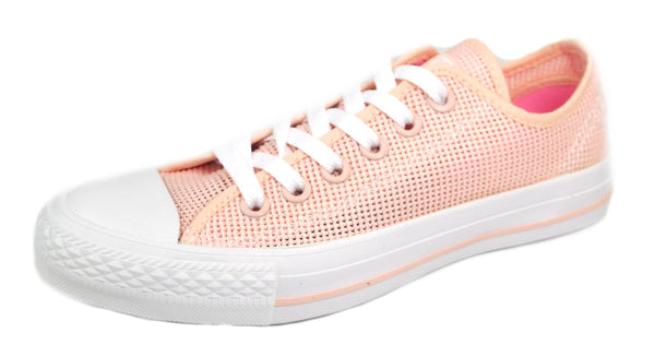 Converse Chuck Taylor All Star Women's Pink Canvas Mesh Trainers