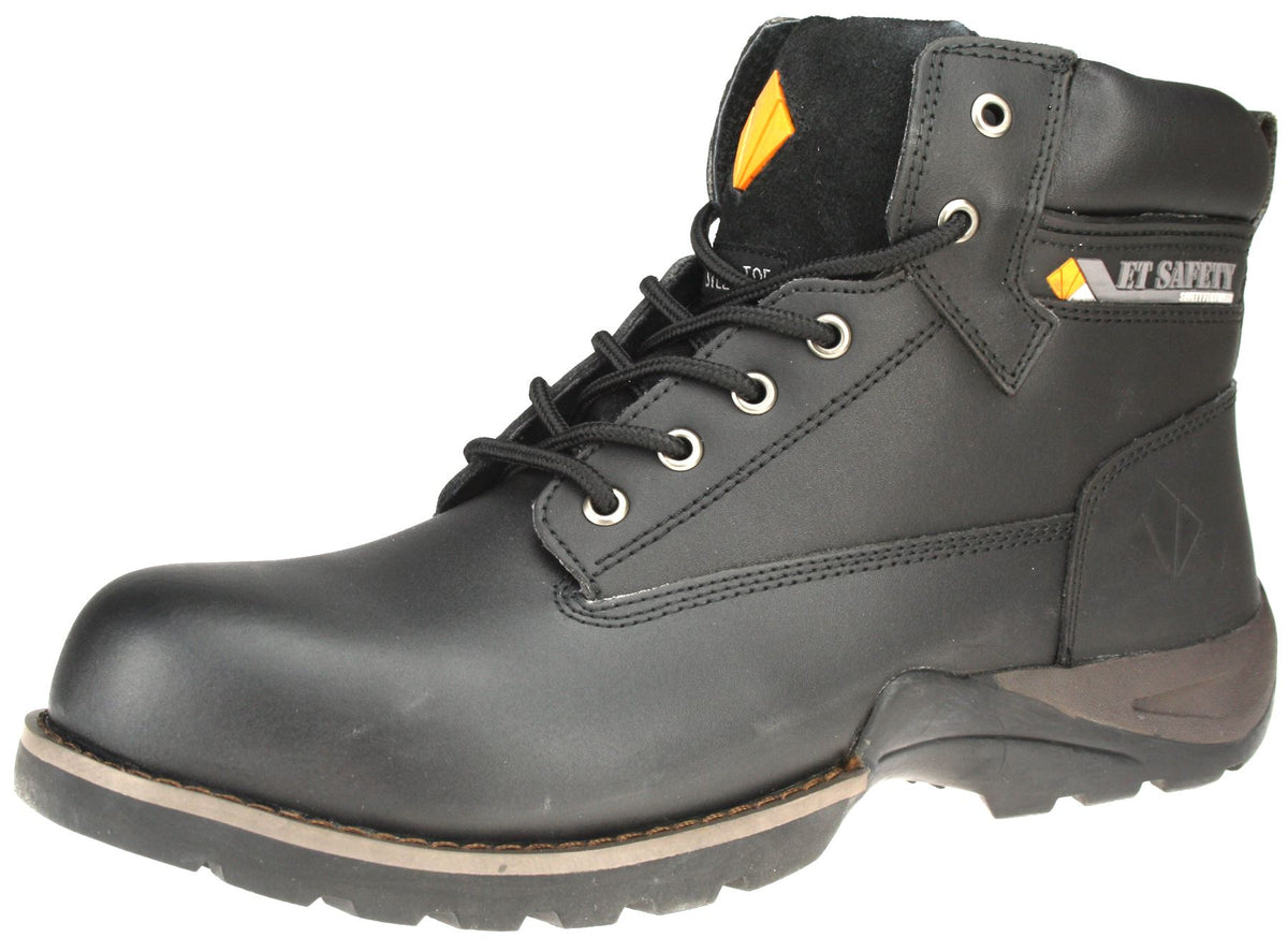 ET Safety GC0004 Leather Steel Toecap SB Lace Up Work Boots