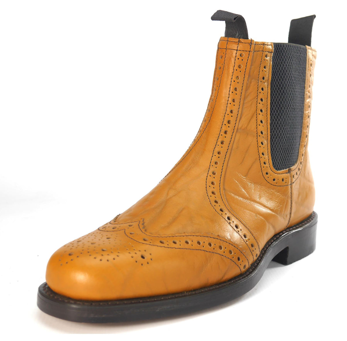 Charles Horrel England CH2003 Welted Leather Sole Brogue Chelsea Boots