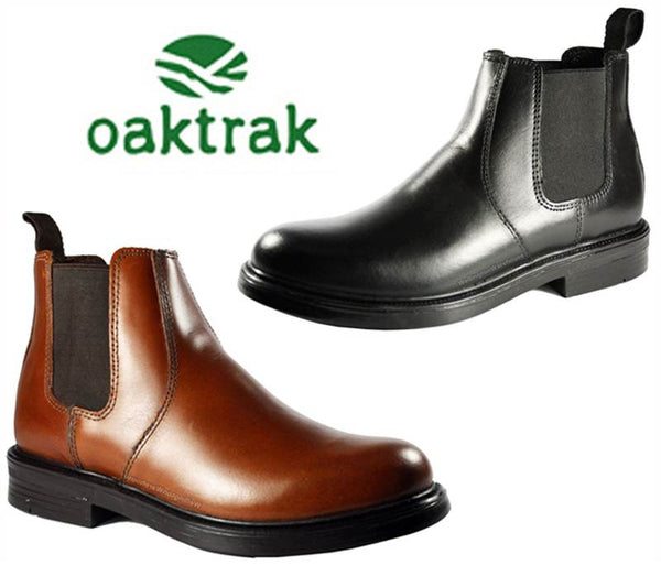 Oaktrak Kids' Walton Smooth Leather Chelsea Boots