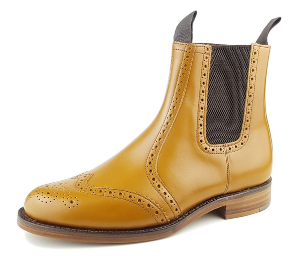 Charles Horrel England CH2012 Welted Leather Sole Brogue Chelsea Boots