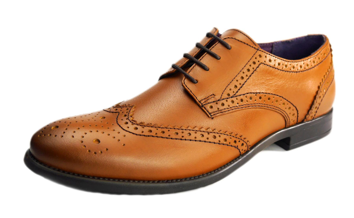 Frank James Richmond Men's Leather Brogue Shoes