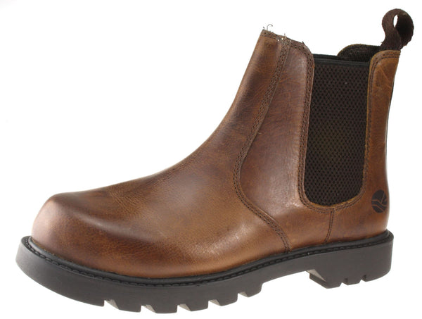 Oaktrak Men's Rocksley Leather Chelsea Dealer Boots