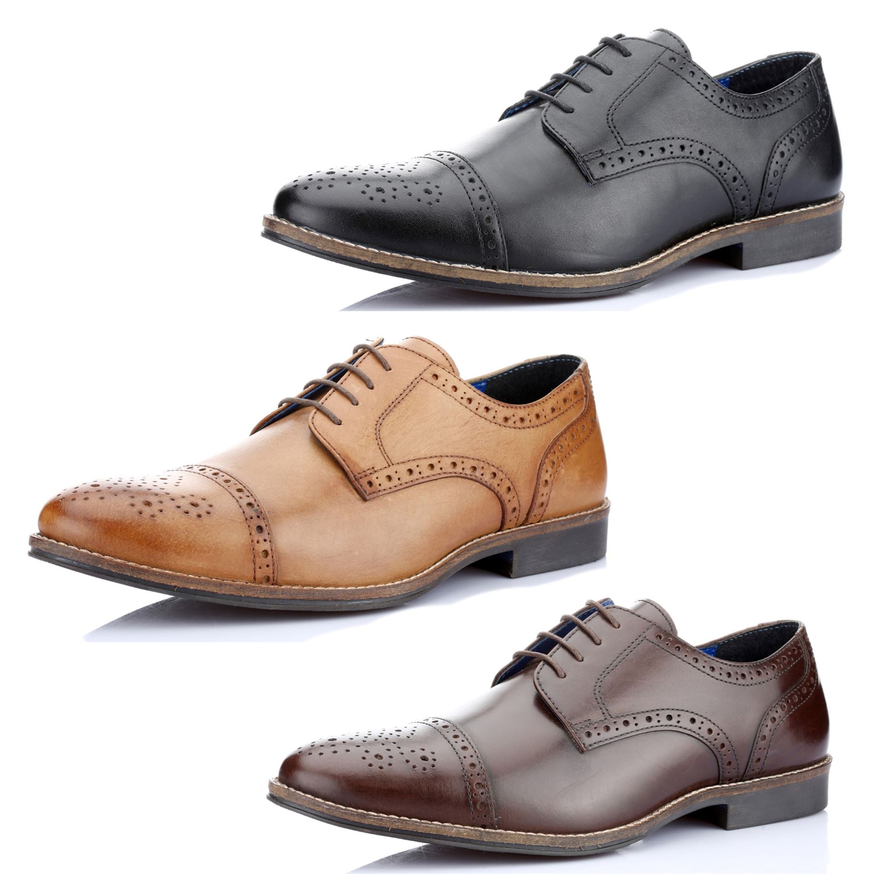 Red Tape Crick Claydon Men s Leather Lace Up Brogues