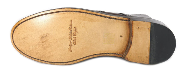 Frank James Benchgrade Moreton Leather Sole Welted Lace Up Brogue Dealer Boots