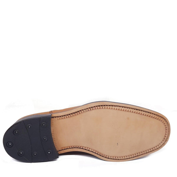 Charles Horrel CH2014 Tan Mustang Leather Sole Dealer Boots