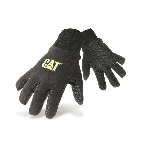 Caterpillar Jersey Dotted Gloves