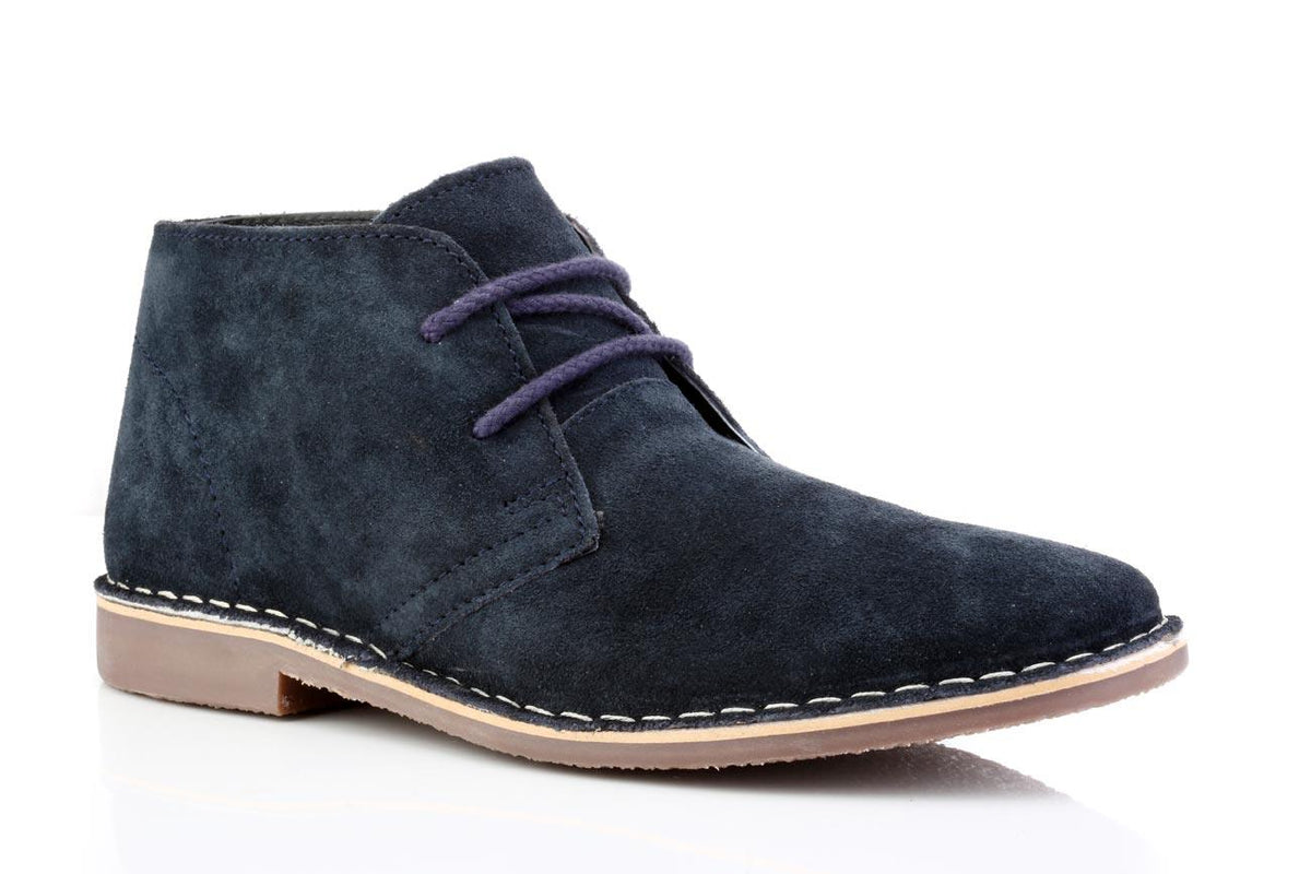 Thomas Crick Gobi Suede Leather Mens Desert Lace Up Chukka Boots