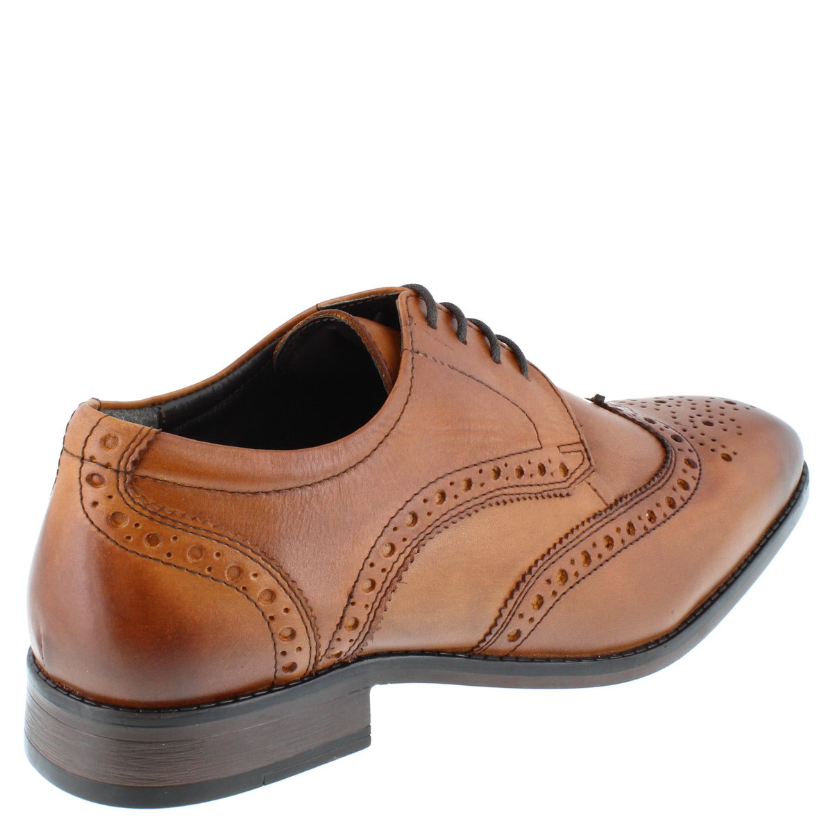 HX London Barbican Men's Leather Brogue Shoes