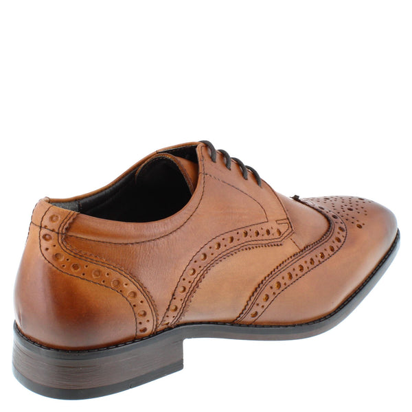 HX London Barbican Men's Leather Brogue Shoes
