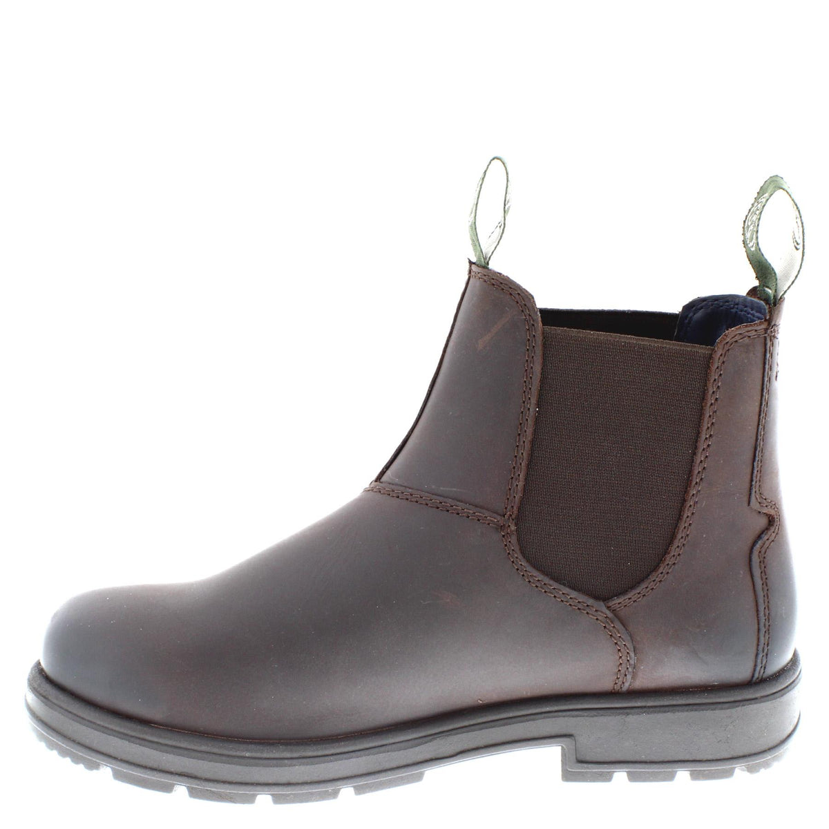 Frank James Braunston Men's Greasy Brown Pull On Chelsea Boots