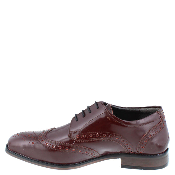 HX London Barbican Men's Leather Brogue Shoes