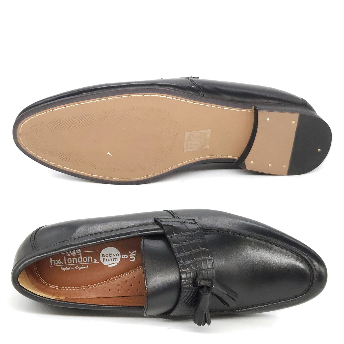 HX London Barking Tassel Leather Loafers