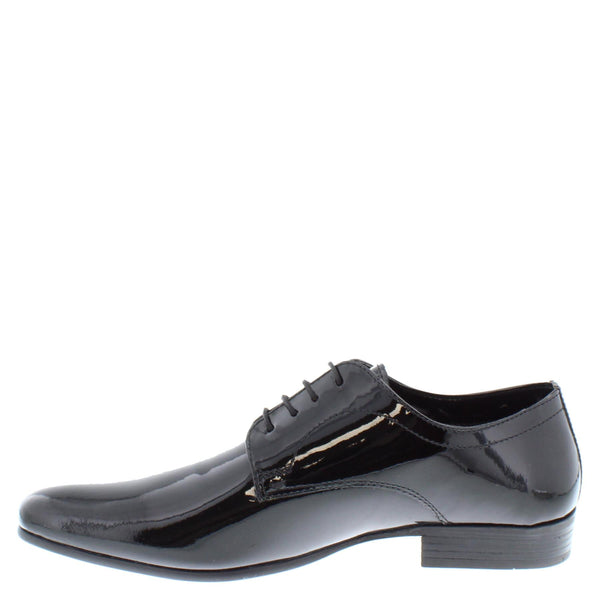 Thomas Crick Men's Patent Leather Lace Up Dress Shoes