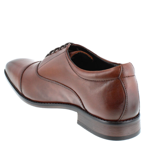 HX London Charing Men's Leather Cap Oxford Shoes