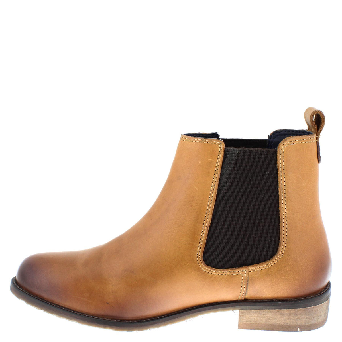 Frank James Aintree Women's Leather Pull On Chelsea Boots