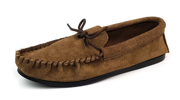 Coopers Suede Leather Moccasin Slippers Made In England