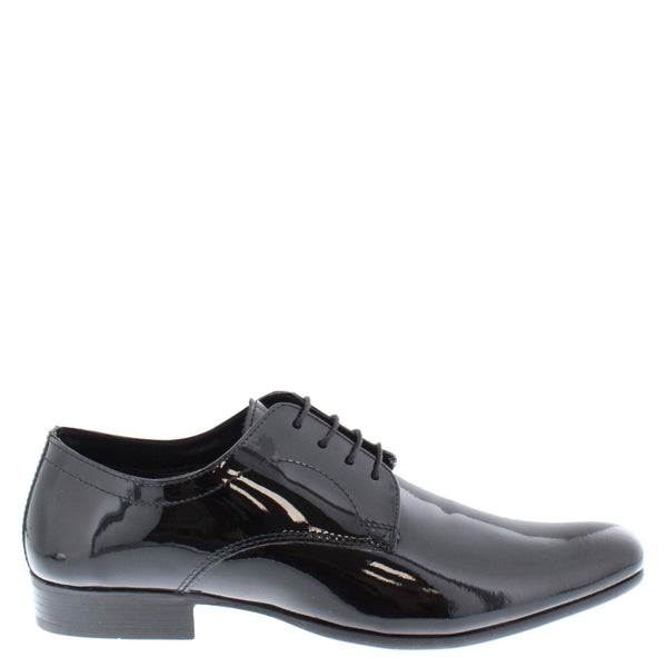 Thomas Crick Men's Patent Leather Lace Up Dress Shoes