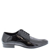 Thomas Crick Men's Patent Leather Lace Up Dress Shoes