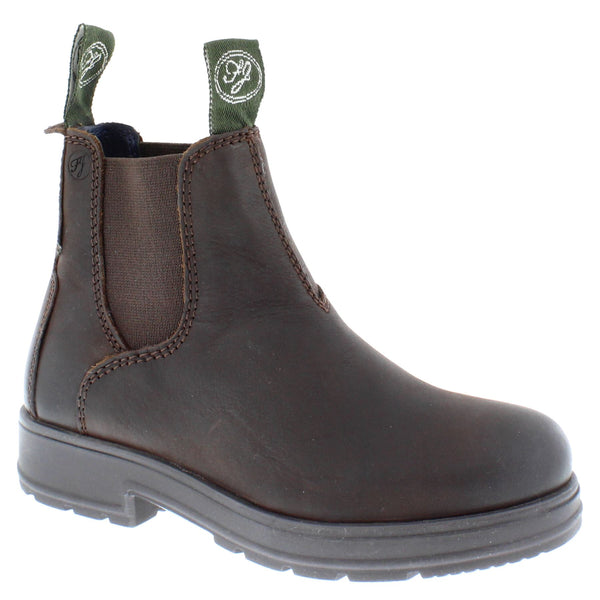 Frank James Suffolk Kid's Leather Chelsea Dealer Boots