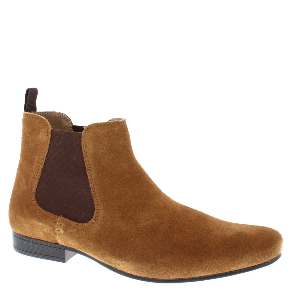 Thomas Crick Stanway Men's Suede Leather Pointed Chelsea Boots