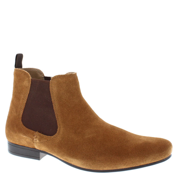 Thomas Crick Stanway Men's Suede Leather Pointed Chelsea Boots
