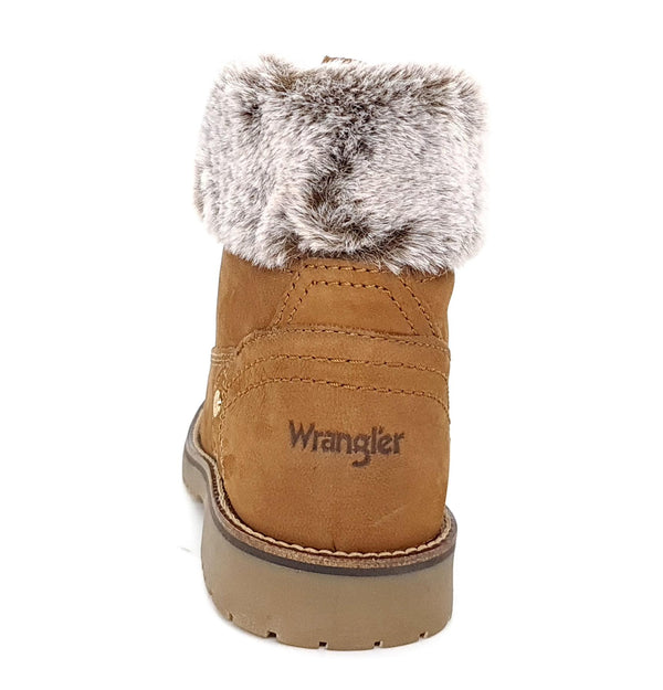 Wrangler Alaska Women's Warm Fleece Lined Lace Up Ankle Boots