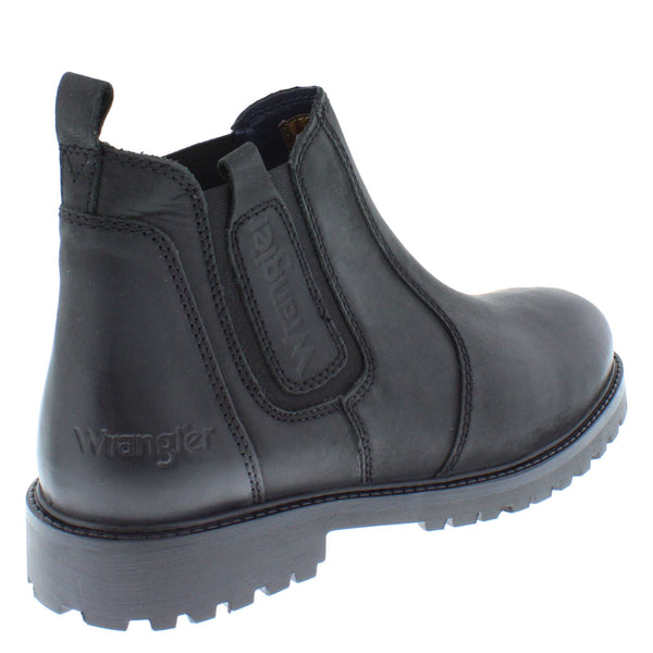 Wrangler Yuma Chelsea Men's Leather Pull On Ankle Boots