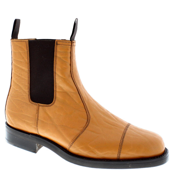 Charles Horrel CH2014 Tan Mustang Leather Sole Dealer Boots