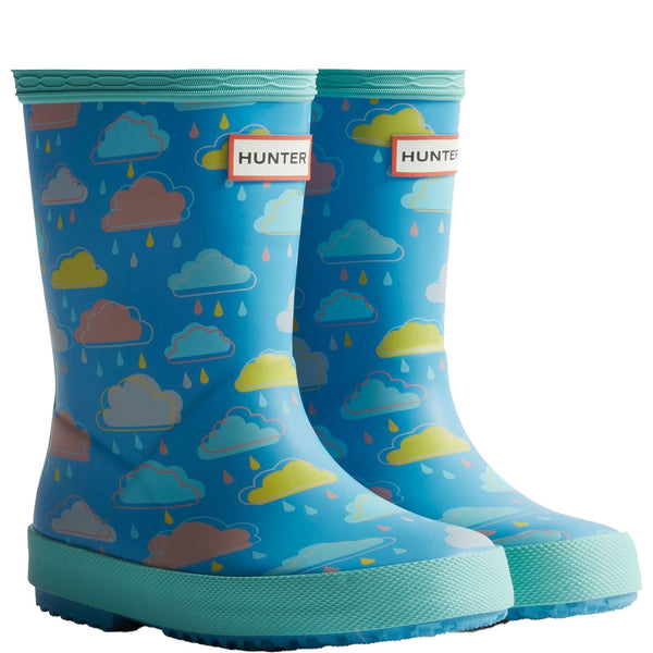 Hunter Kids' Rain Cloud Wellingtons