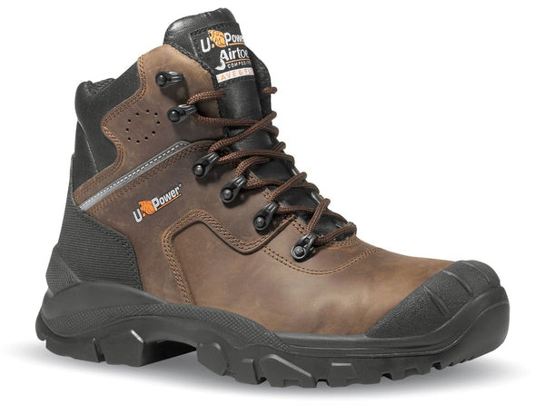 U-Power Greenland S3 Metal Free Toecap Lace Up Safety Work Boots