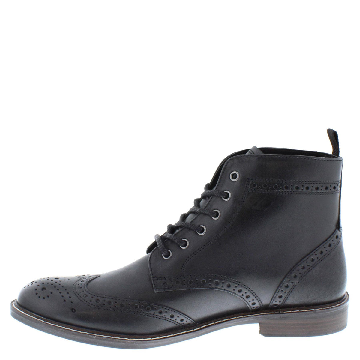 Thomas Crick Askham Men's Leather Lace Up Brogue Boots