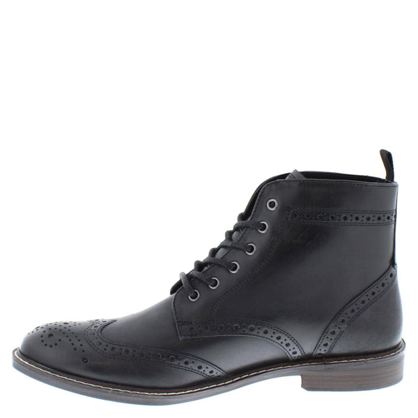Thomas Crick Askham Men's Leather Lace Up Brogue Boots