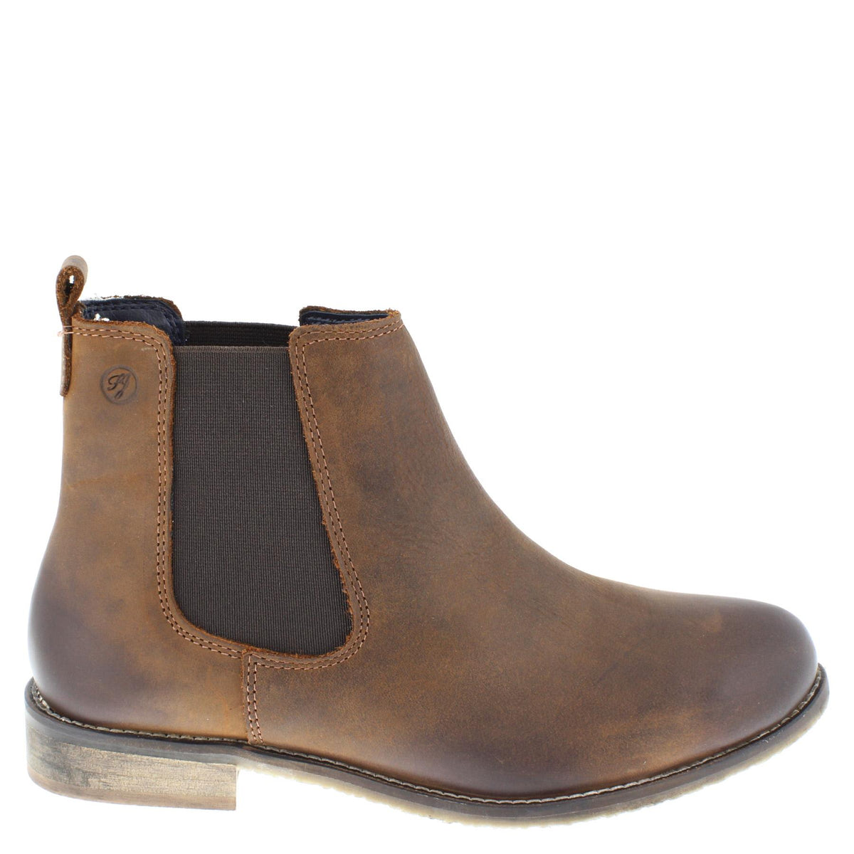 Frank James Aintree Women's Leather Pull On Chelsea Boots