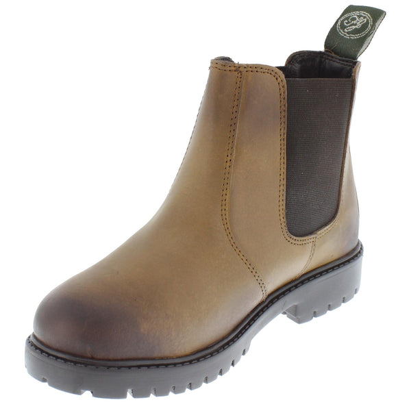 Frank James Rutland Kids' Leather Chelsea Dealer Boots