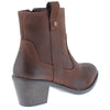 HX London Dakota Women's Leather Ankle Cowboy Boots