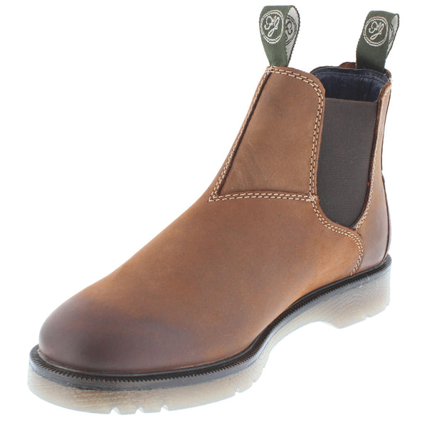 Frank James Dartmouth Women's Leather Chelsea Dealer Boots