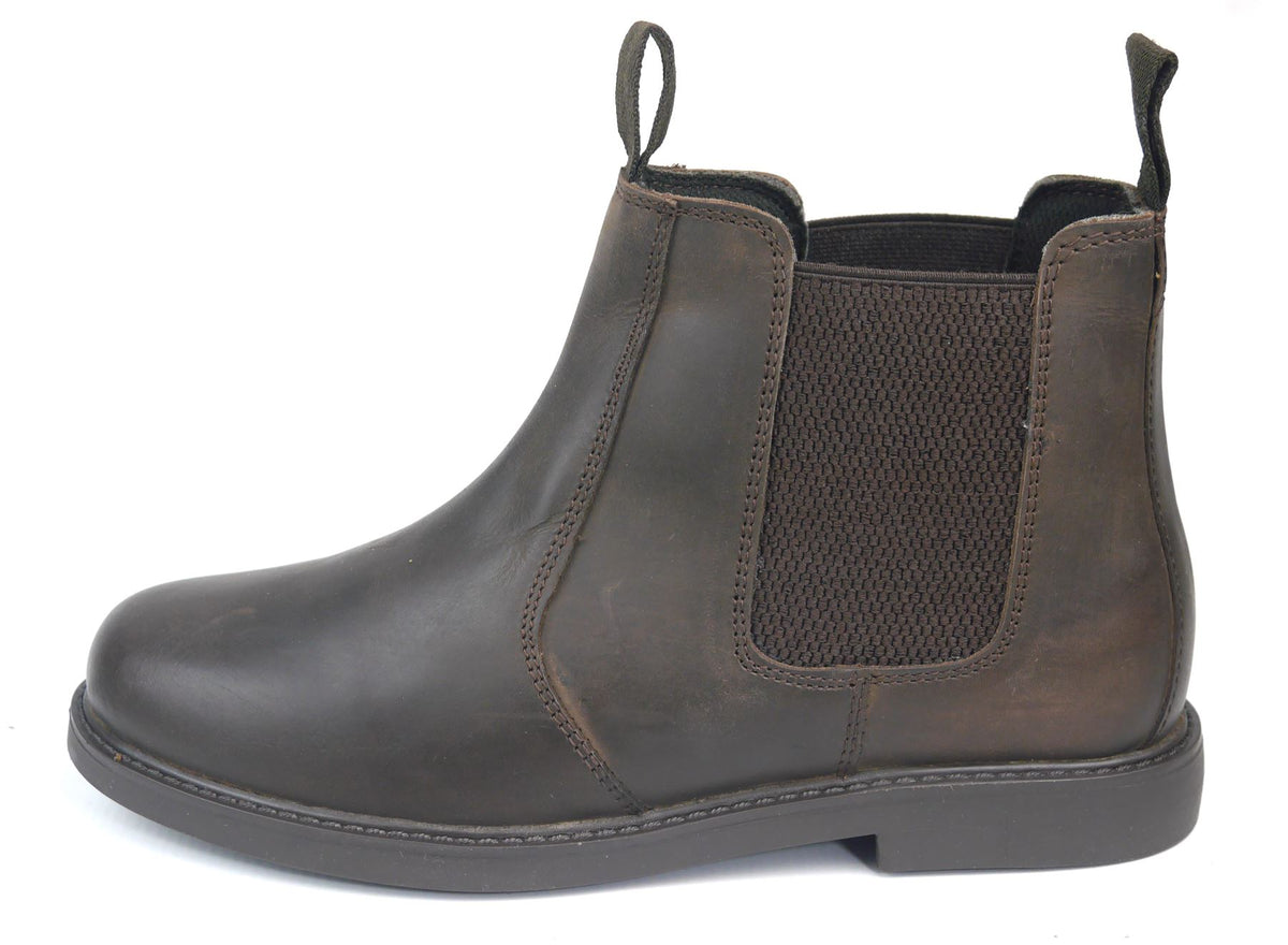 Frank James Chester Kids' Leather Chelsea Jodphur Boots