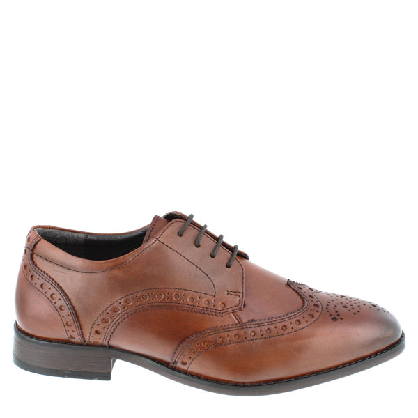 HX London Barbican Men's Leather Brogue Shoes