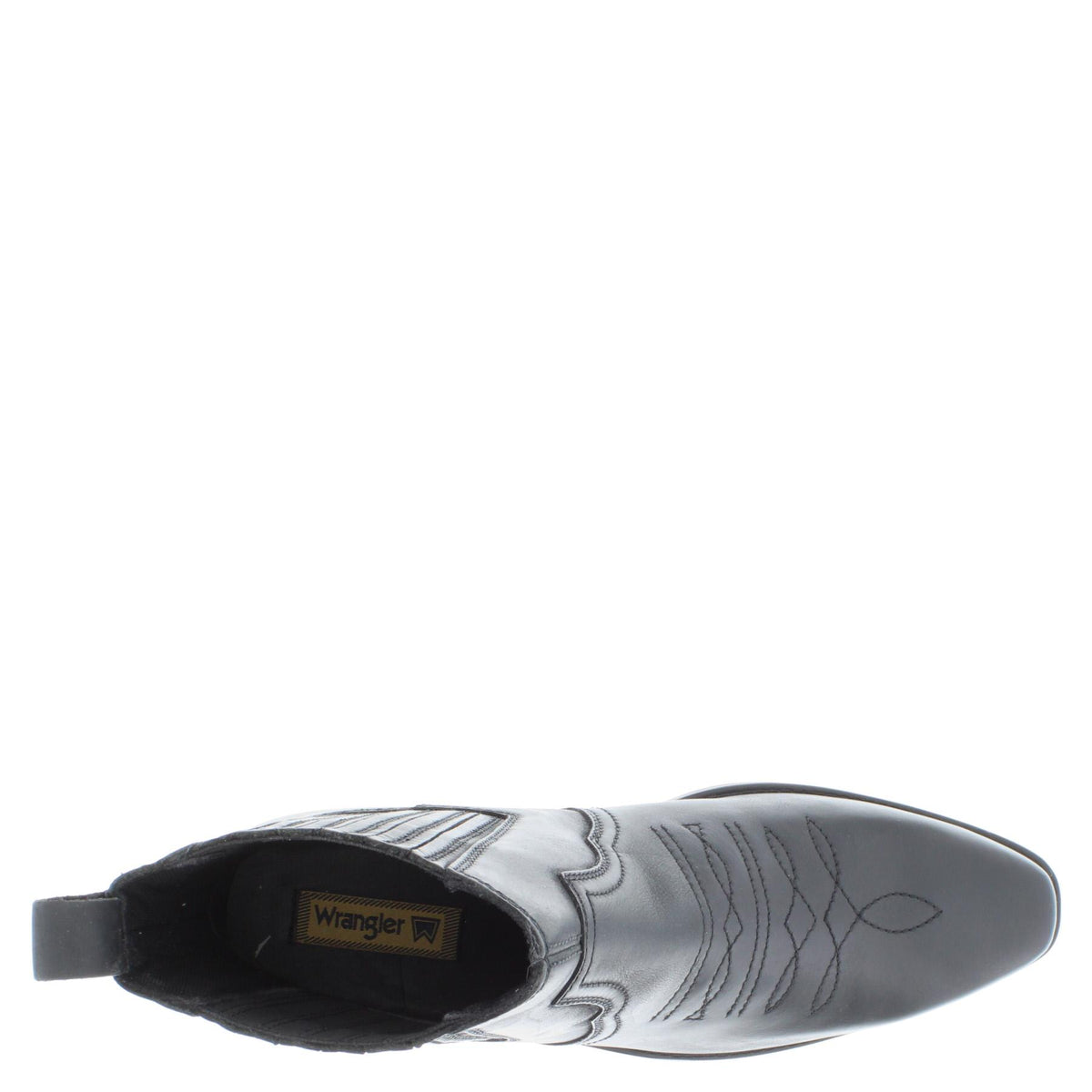 Wrangler Tex Mid Men's Leather Pull On Cowboy Chelsea Boots