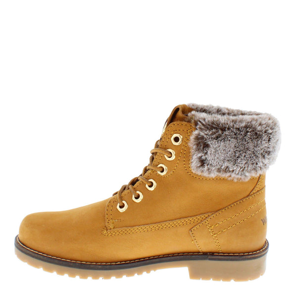 Wrangler Alaska Women's Warm Fleece Lined Lace Up Ankle Boots