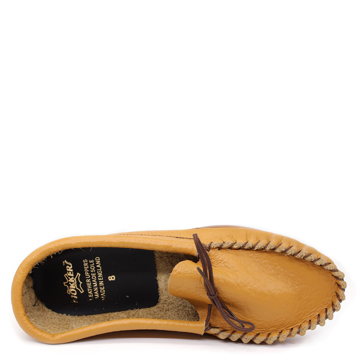 Coopers Moccasin Traditional Mens Leather Outdoor Slippers