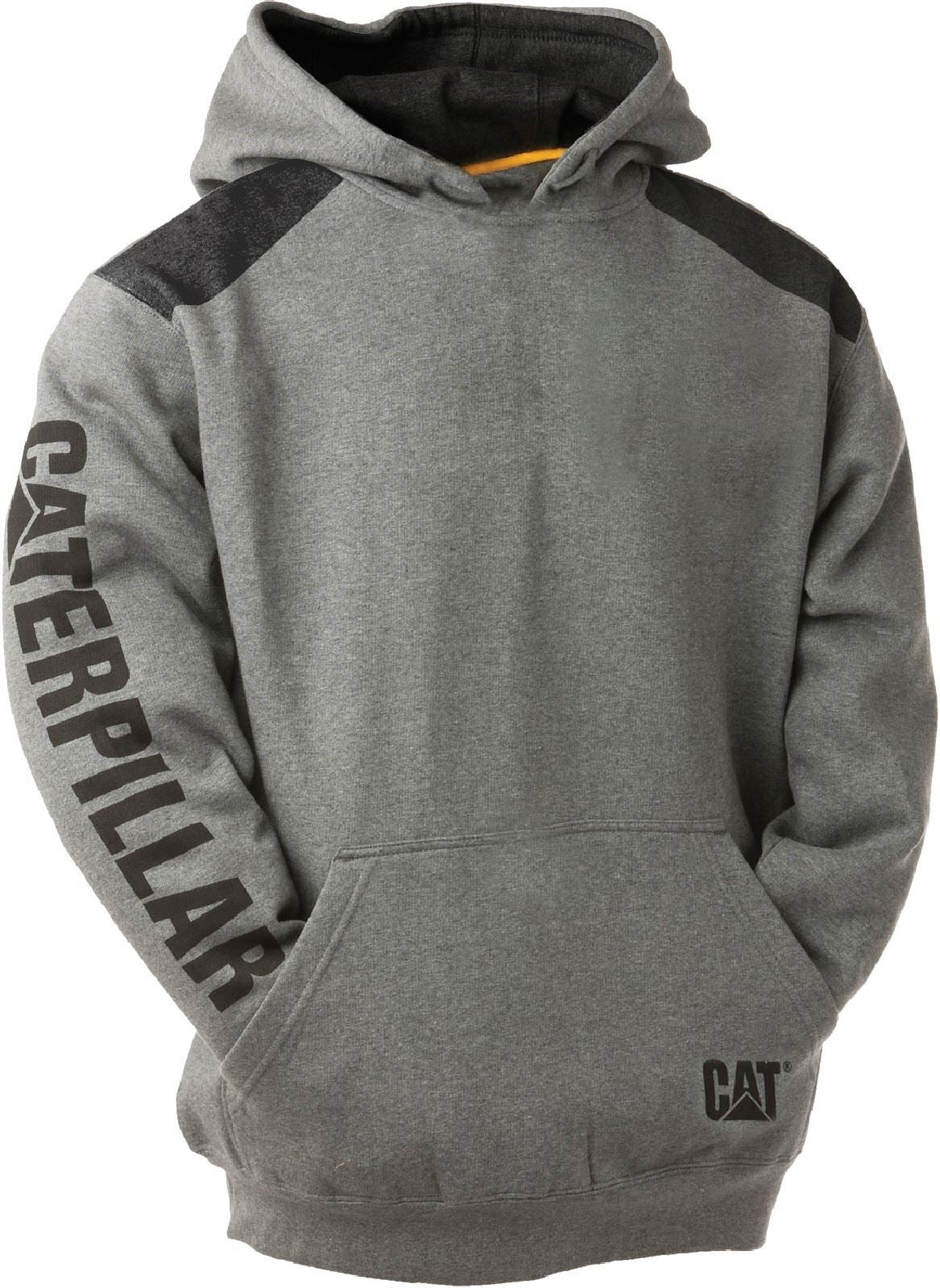 Caterpillar Logo Panel Hooded Sweatshirt