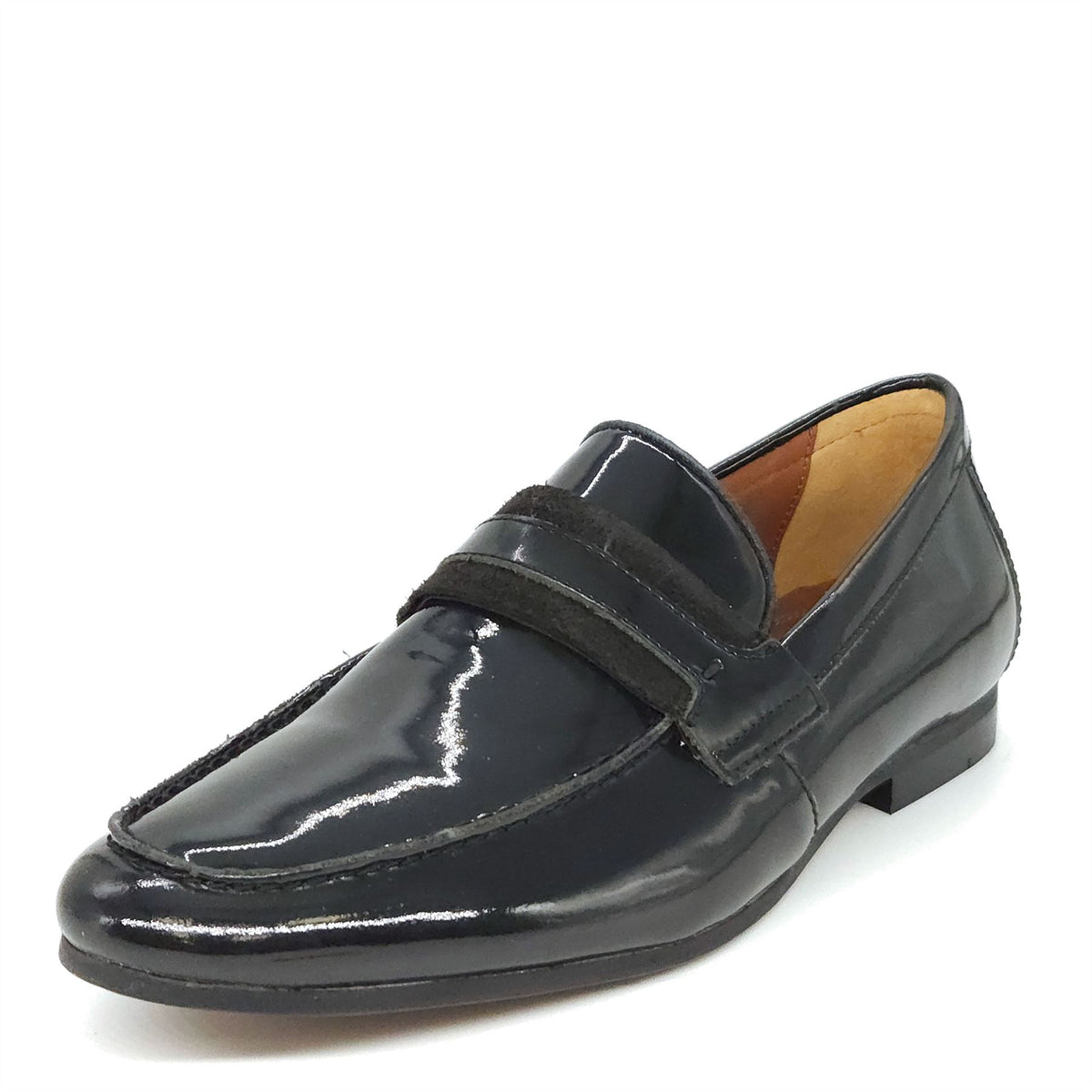 HX London Croydon Patent Leather Loafers