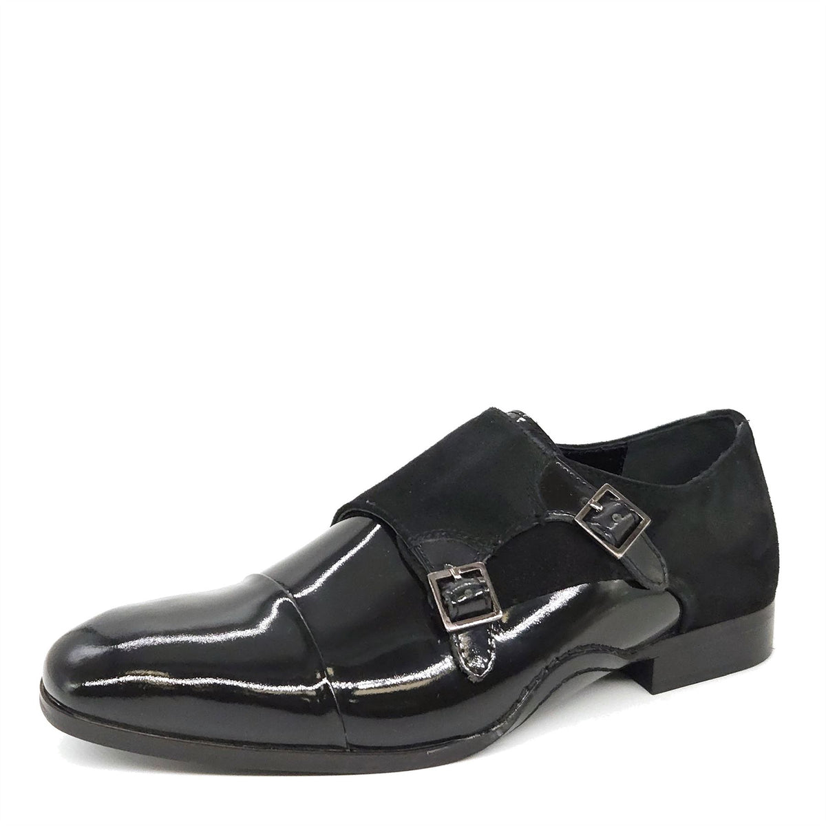 HX London Redbridge Monk Strap Leather Shoes
